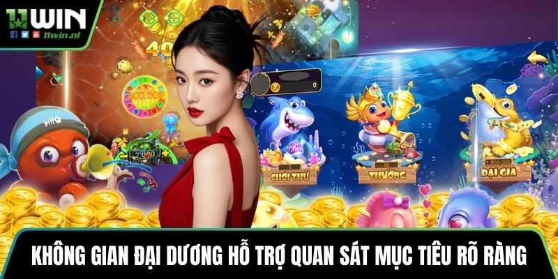 Không gian đại dương hỗ trợ quan sát mục tiêu rõ ràng